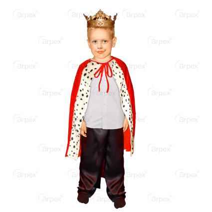 arpex strój peleryna króla dziecięca    58cm sd3821