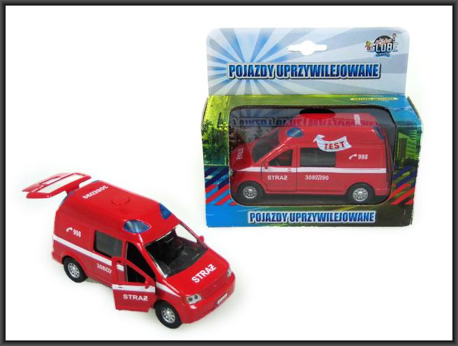 HIPO-AUTO STRAŻ POŻARNA VAN 14CM HKG026
