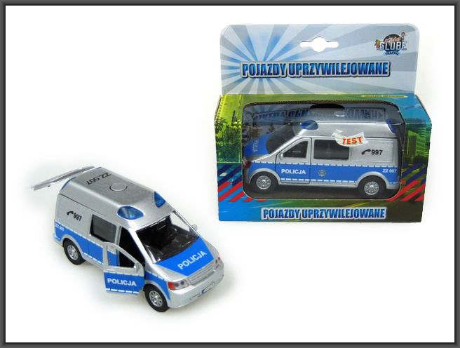 hipo auto policja van 14cm hkg028
