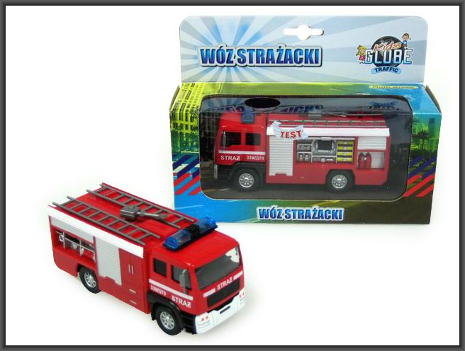 HIPO-AUTO STRAŻ POŻARNA BOJOWY 14CM HKGG034/CT-1179
