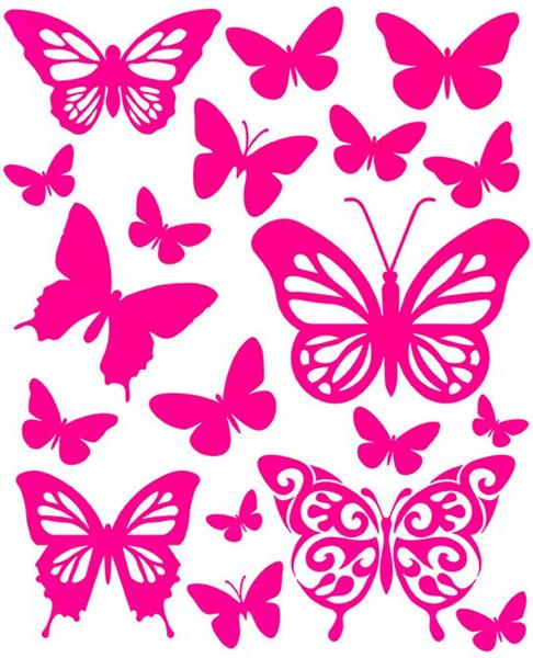 naplamki naklejki do naprasowania na odzieży butterflies motylki fd-04 20x30cm