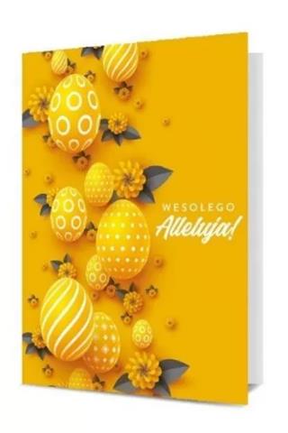 PAN DRAGON KARTKA OZDOBNA B6 WIELKANOC  1865