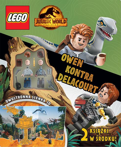 ameet książka lego jurassic world owen kontra delacourt