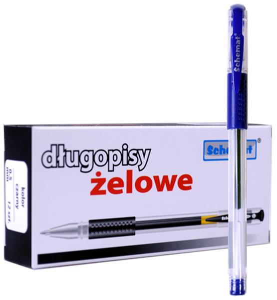 sch-długopis żelowy nieb 0.5mm #1000/12/