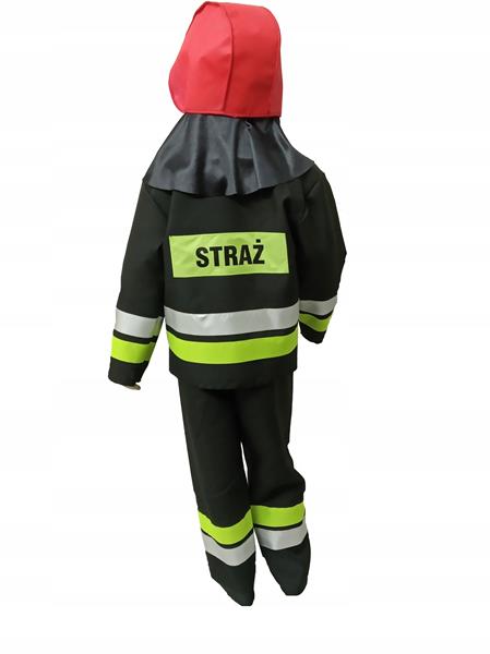 STRÓJ KARNAWAŁOWY MUNDUR STRAŻAKA