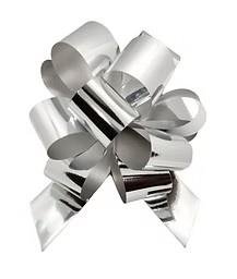 GIFT KOKARDA OZDOBNA 3CM METAL SREBRNA OP. 20SZT