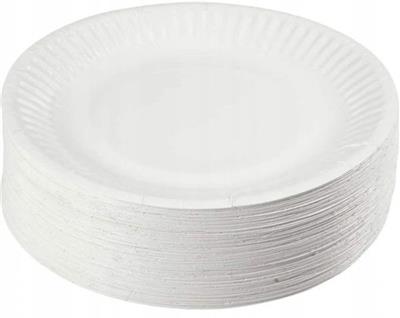 TALERZ PAPIEROWY 18CM OP.100SZT FOLCOM  /10/