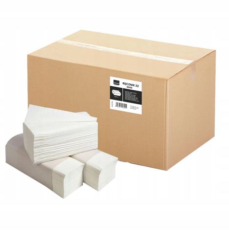 RĘCZNIK ZZ BIAŁY 21*23CM 150 LISTKÓW    OP.20SZT