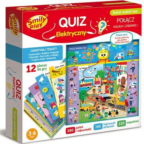 SMILY PLAY QUIZ ELEKTRYCZNY ŚWIAT WOKÓŁ NAS SP98278 ANEK-