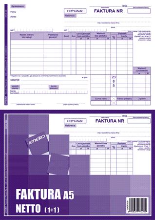 emeko druk 029 faktura vat a5 netto1+1