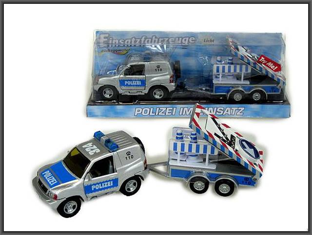 hipo-jeep policja z przyczepą           hxcl009/ct-681