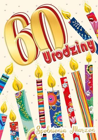 HENRY KARTKA OZDOBNA A5 60 ŚWIECZKI