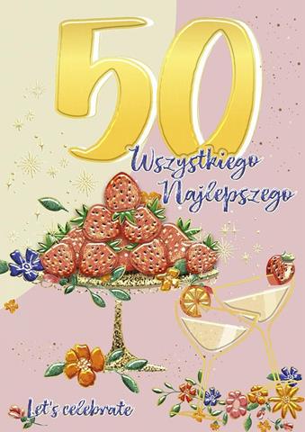 HENRY KARTKA OZDOBNA A5 50 PATERA Z TRUSKAWKAMI