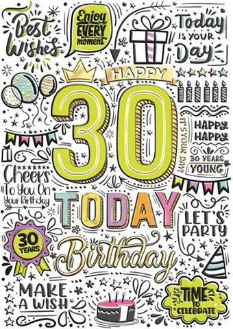 HENRY KARTKA OZDOBNA A5 30 GRAFFITI