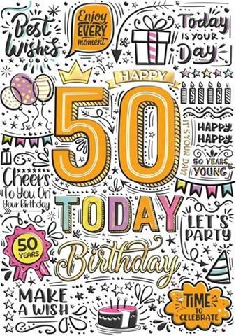 HENRY KARTKA OZDOBNA A5 50 GRAFFITI