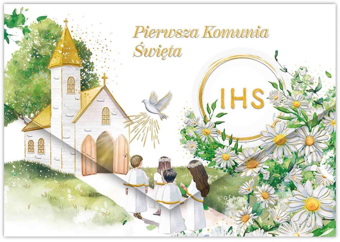 HENRY KOPERTA OZDOBNA A5  KOMUNIAMAJOWE