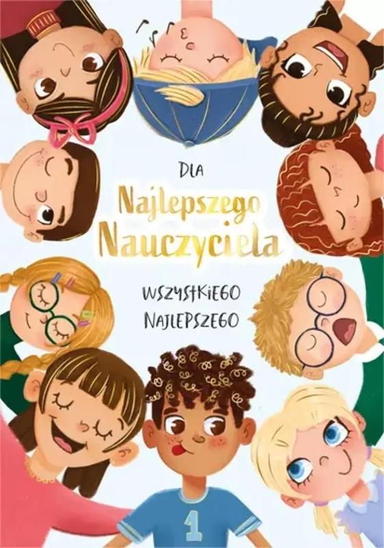 HENRY KARTKA OZDOBNA B6 NAJLEPSZY NAUCZYCIEL-DZIECI