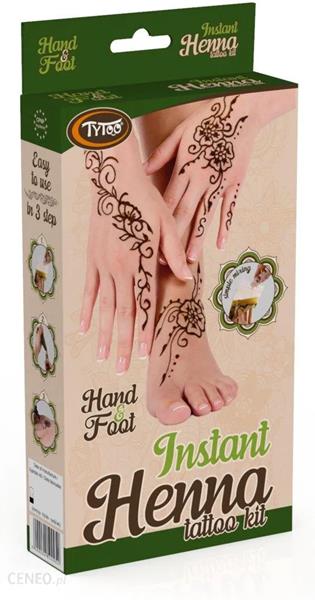 tytoo zestaw do tatuażu henną dłonie i stopy