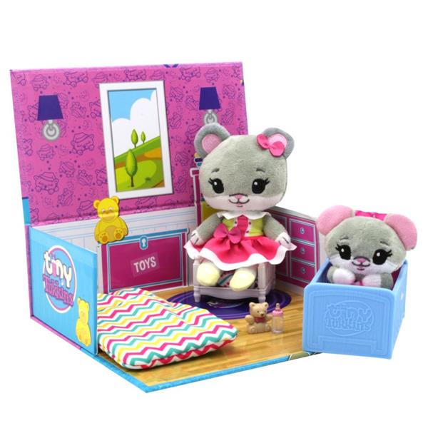 TINY TUKKINS ZESTAW 2 PLUSZAKI + AKCESORIA 3002 TM TOYS
