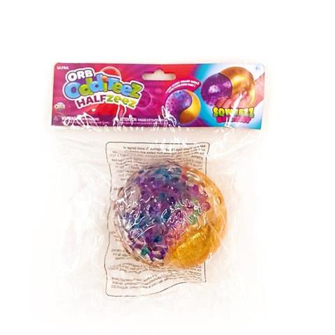 ORB ODDITEEZ SLIMI KULKA GNIOTEK BĄBELKOWO BROKATOWY FIOLET/POMARAŃCZ