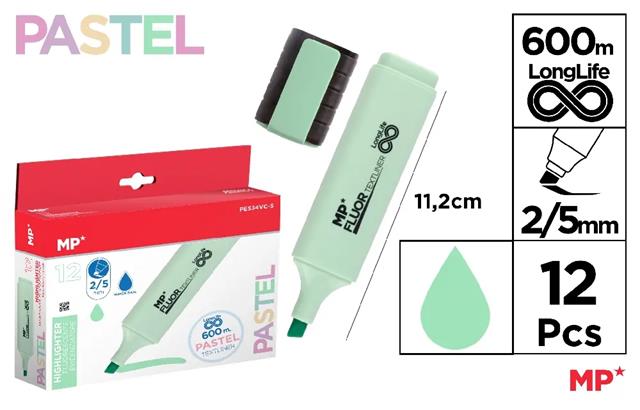 MP-ZAKREŚLACZ PASTEL MIĘTOWY PE534TQ-S