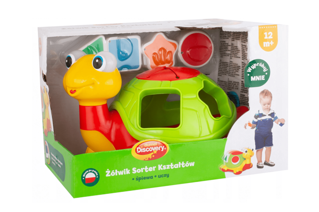 dumel discovery żółwik sorter kształtów 12m+