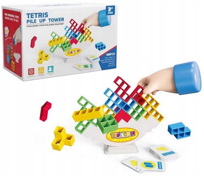 DROMADER KLOCKI UKŁADANKA TETRIS 48EL 1348144