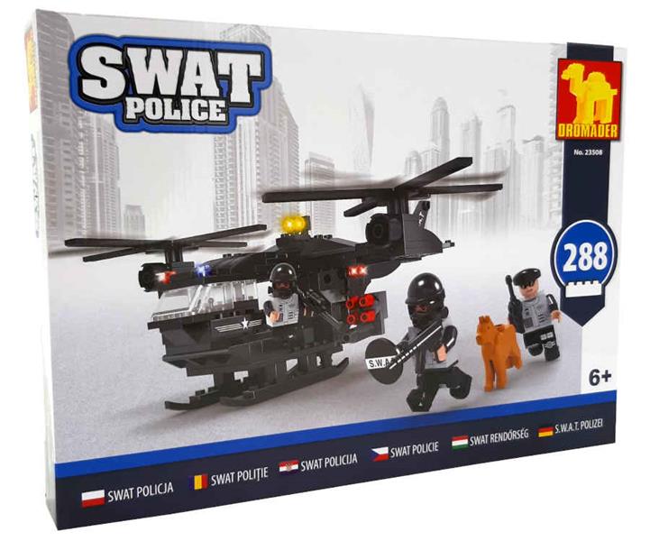 dromader klocki swat 288el helikopter 23508