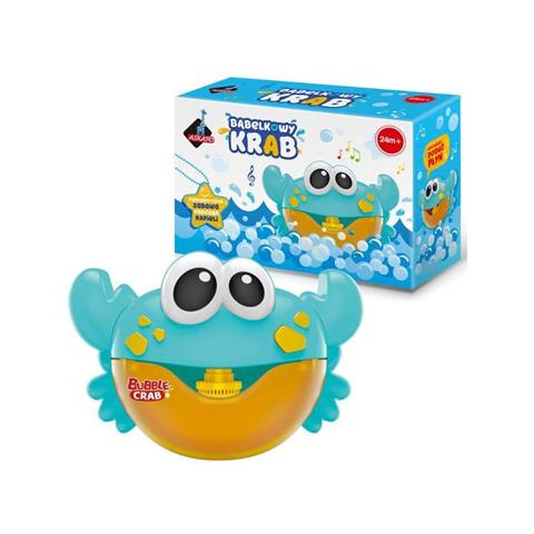 zabawka do wody - krab niebieski bąbelkowy askato