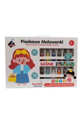 GENIALNY DZIECIAK PIASKOWA MALOWANKA BAŚNIE /4 ASKATO