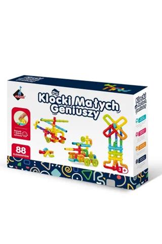 KLOCKI MAŁYCH GENIUSZY ZŁĄCZKI 88 ELEM. /6 ASKATO