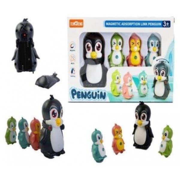pingwinki magnetyczna rodzinka
