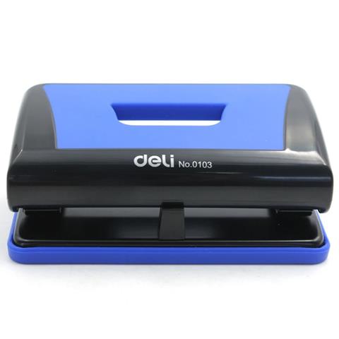 DELI-DZIURKACZ DO 10 KARTEK NIEBIESKI 0103 /12/