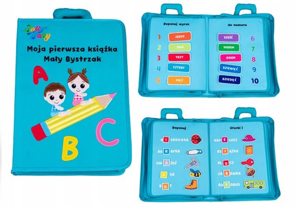 jolly baby moja pierwsza książeczka - mały bystrzak 3+ 80472 dumel