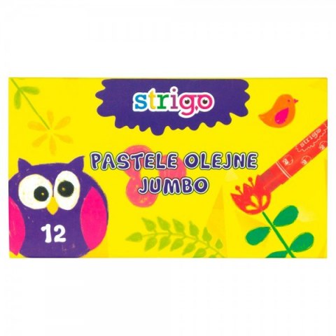 STRIGO PASTELE OLEJNE JUMBO 12 KOLORÓW  SSC029 WPC  /12/