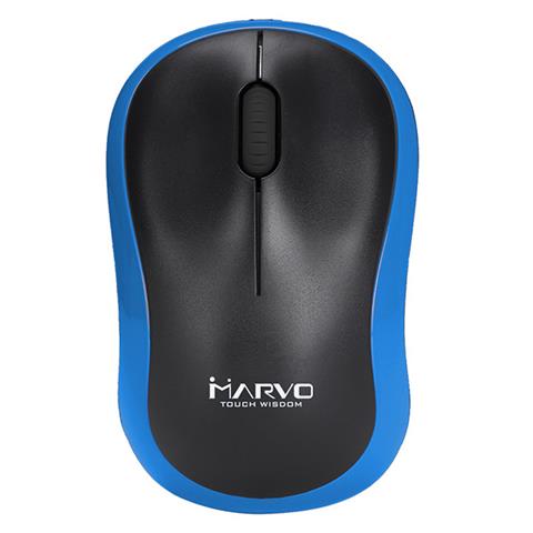 MYSZ KOM.USB BEZPRZEWODOWA OPTYCZNA DWM100GY CZARNO-NIEBIESKI MARVO
