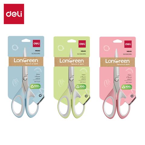 DELI-NOŻYCZKI 17.5CM SOFT TOUCH M640 ARGO MIX KOLORÓW