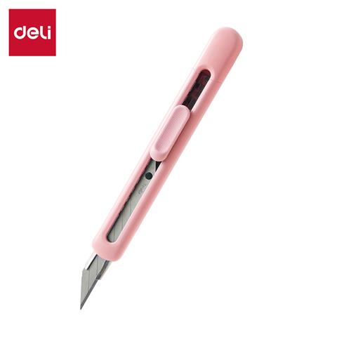 DELI-NOŻYK BIUROWY RÓŻOWY M411 9MM ARGO