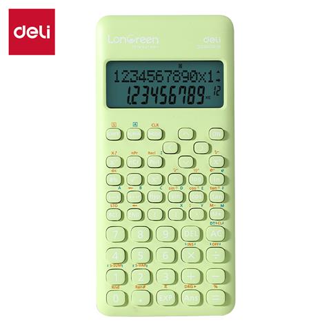 DELI-KALKULATOR NAUKOWY ZIELONY D240SR-R LONGREEN 240 FUNKCJI ARGO