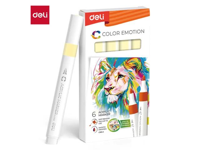 DELI-MARKER AKRYLOWY ŻÓŁTY JASNY 146 /6/