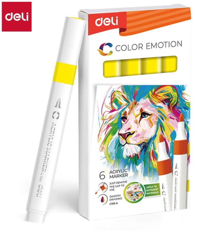 DELI-MARKER AKRYLOWY ŻÓŁTY 44 /6/