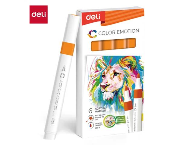 DELI-MARKER AKRYLOWY POMARAŃCZOWY 23 /6/