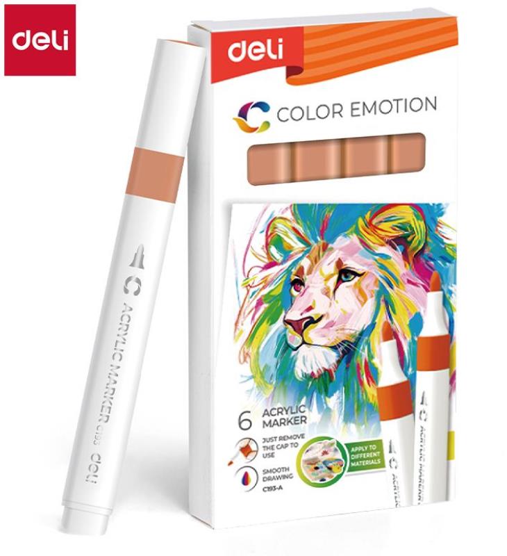 DELI-MARKER AKRYLOWY JASNY BRĄZ 65 /6/