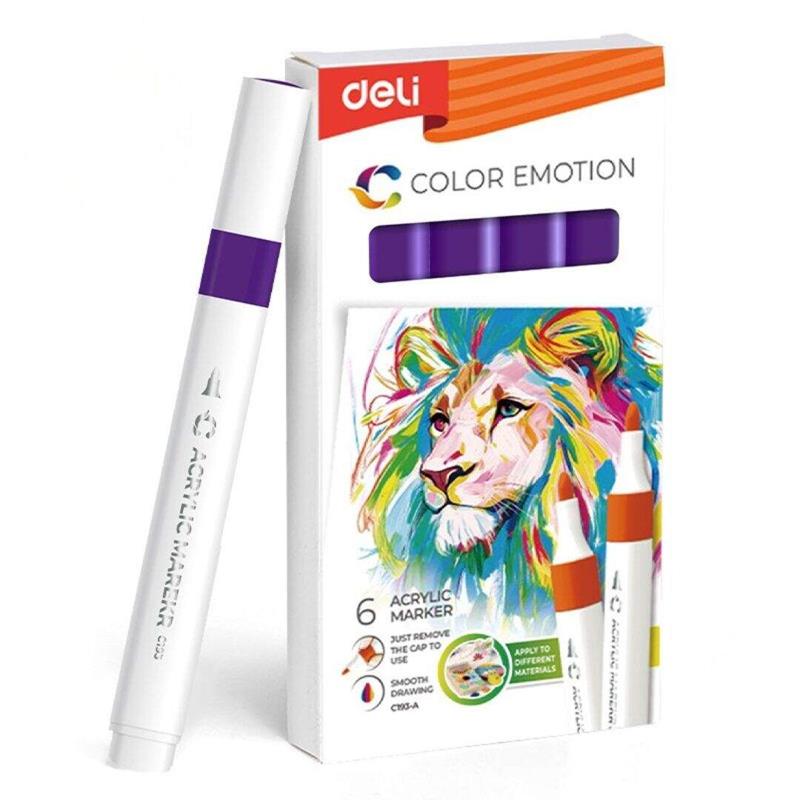 DELI-MARKER AKRYLOWY INTENSYWNY FIOLET  27 /6/