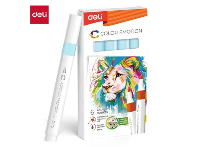 DELI-MARKER AKRYLOWY NIEBIESKI JASNY 148/6/