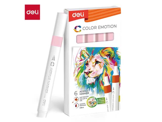 DELI-MARKER AKRYLOWY RÓŻOWY JASNY 144   /6/