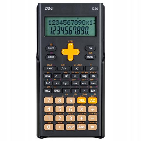 DELI-KALKULATOR NAUKOWY CIEMNOSZARY