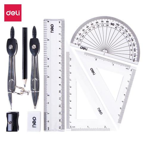 DELI-ZESTAW GEOMETRYCZNY Z CYRKLEM ORBIT9 EL. G306 95