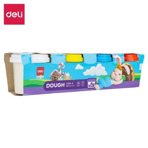 DELI MASA PLASTYCZNA 4 KOLORY EH720-4