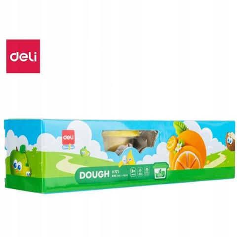 DELI MASA PLASTYCZNA 4 KOLRY OWOCOWY ZAPACH EH721